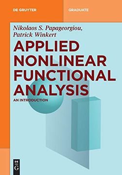 portada Applied Nonlinear Functional Analysis: An Introduction (de Gruyter Textbook) (en Inglés)