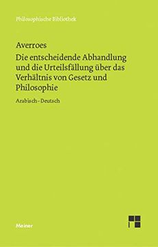 portada Die Entscheidende Abhandlung und die Urteilsfällung Über das Verhältnis von Gesetz und Philosophi (in German)