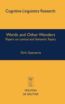 portada words and other wonders: papers on lexical and semantic topics (en Inglés)