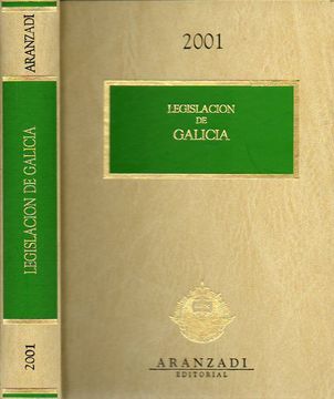 portada legislación de galicia. 2001.