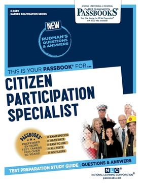 portada Citizen Participation Specialist (C-3669): Passbooks Study Guide Volume 3669 (en Inglés)