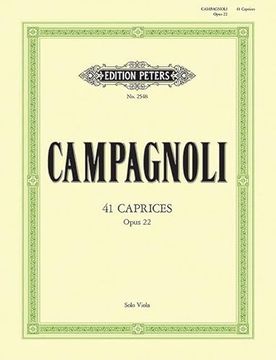portada 41 Caprices Op. 22 for Viola (en Inglés)
