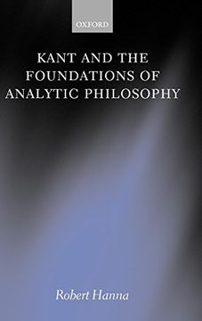 portada Kant and the Foundations of Analytic Philosophy (en Inglés)