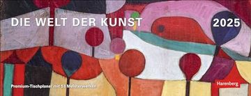 portada Die Welt der Kunst Premium-Tischplaner 2025 - Wochenkalender mit 53 Meisterwerken (en Alemán)