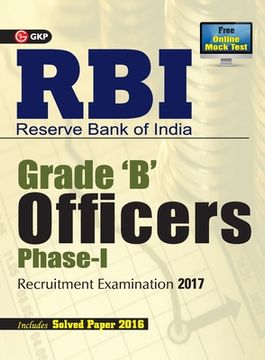 portada RBI Reserve Bank of India GRADE (B) Officers Phase-I Recruitment Examination 2017 (en Inglés)