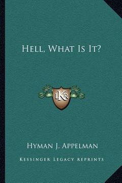 portada hell, what is it? (en Inglés)