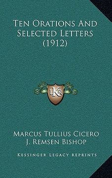 portada ten orations and selected letters (1912) (en Inglés)