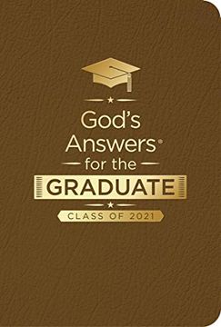 portada God'S Answers for the Graduate: Class of 2021 - Brown Nkjv: New King James Version (en Inglés)