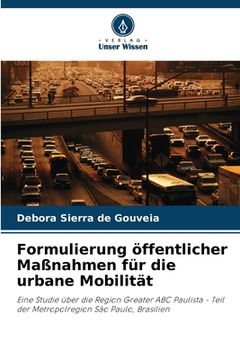 portada Formulierung öffentlicher Maßnahmen für die urbane Mobilität