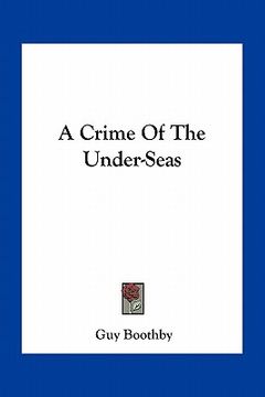 portada a crime of the under-seas