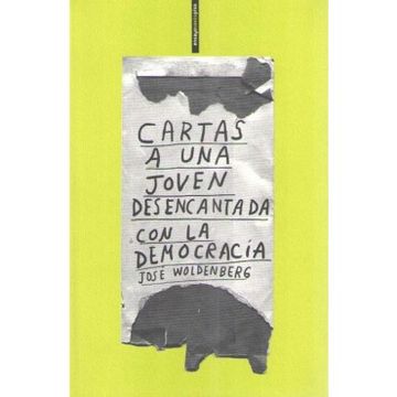 portada Cartas a una Joven Desencantada con la Democracia (in Spanish)
