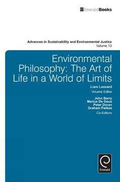 portada Environmental Philosophy: The art of Life in a World of Limits (Advances in Sustainability and Environmental Justice, 13) (en Inglés)