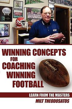 portada winning concepts for coaching winning football: learn from the masters