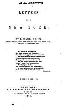 portada Letters from New York (in English)