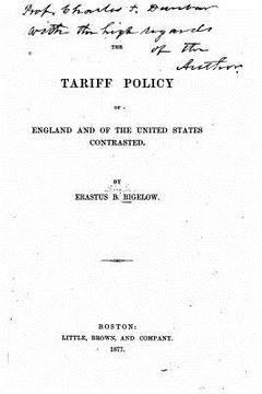 portada The tariff policy of England and of the United States contrasted (en Inglés)