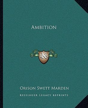 portada ambition (en Inglés)