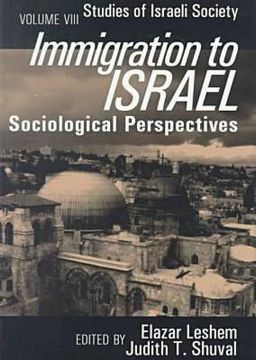 portada immigration to israel: sociological perspectives (en Inglés)