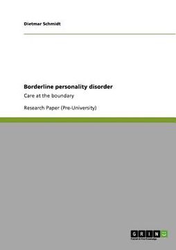 portada borderline personality disorder (in English)