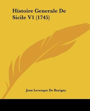 portada histoire generale de sicile v1 (1745)
