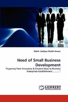 portada need of small business development (en Inglés)