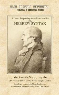 portada A Letter Respecting Some Particularities of the Hebrew Syntax