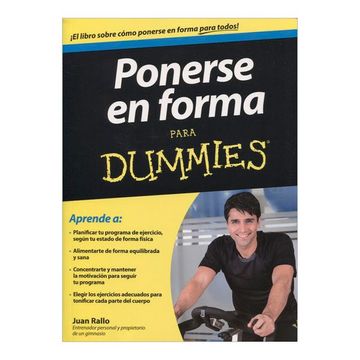 portada Ponerse en Forma Para Dummies (in Spanish)