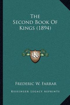 portada the second book of kings (1894) (en Inglés)
