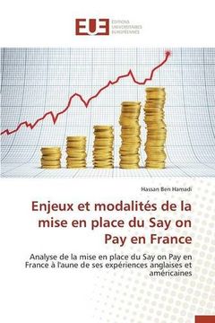 portada Enjeux et modalités de la mise en place du Say on Pay en France