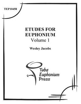 portada Etudes for Euphonium (volume 1) (en Inglés)