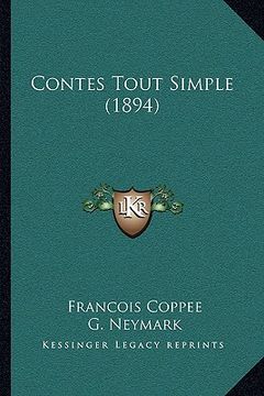 portada Contes Tout Simple (1894) (in French)