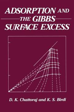 portada Adsorption and the Gibbs Surface Excess (en Inglés)