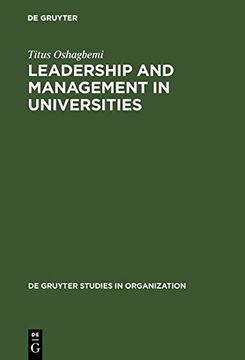 portada Leadership and Management in Universities: Britain and Nigeria (De Gruyter Studies in Organization)
