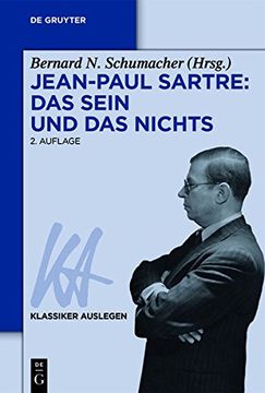 portada Jean-Paul Sartre: Das Sein Und Das Nichts (en Alemán)