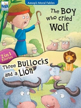 portada Aesop Moral Fables: Boy cried wolf AND three bullocks (en Inglés)