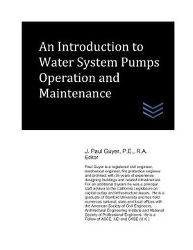 portada An Introduction to Water System Pumps Operation and Maintenance (in English)