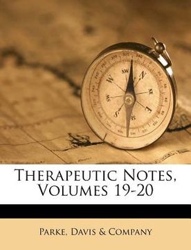 portada therapeutic notes, volumes 19-20