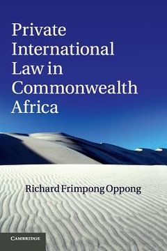 portada Private International law in Commonwealth Africa (in English)
