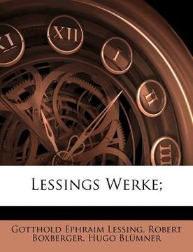 portada Lessings Werke; (in German)