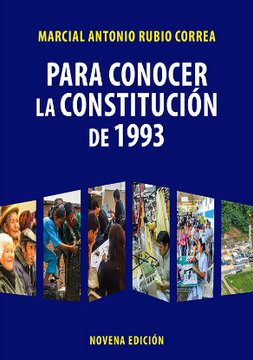 portada Para conocer la Constitución de 1993 (in Spanish)