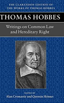 portada Writings on Common law and Hereditary Right (Clarendon Edition of the Works of Thomas Hobbes) (in English)