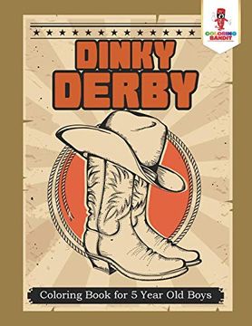 portada Dinky Derby: Coloring Book for 5 Year old Boys 