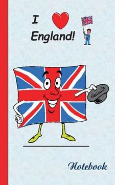 portada I Love England - Notebook / Notizbuch: Notebook, diary, titillation-book in pocket size / Motiv Notizbuch, Notebook, Einschreibbuch, Tagebuch, Kritzel (en Alemán)