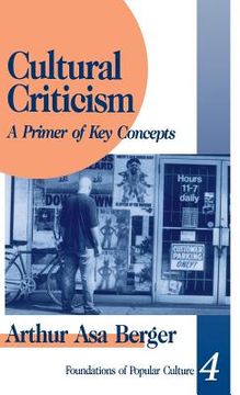 portada cultural criticism: a primer of key concepts (en Inglés)