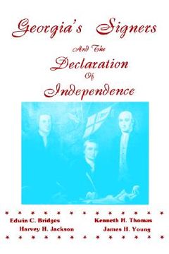 portada georgia´s signers and the declaration of independence (en Inglés)