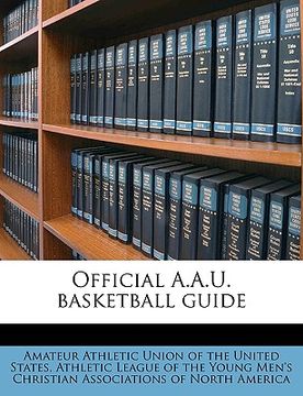 portada official a.a.u. basketball guide (en Inglés)