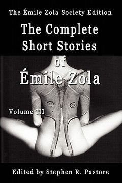 portada the complete short stories of emile zola, volume 3