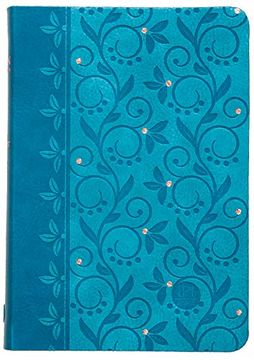 portada The Passion Translation new Testament With Psalms Proverbs and Song of Songs (2020 Edn) Compact Teal Faux Leather (en Inglés)