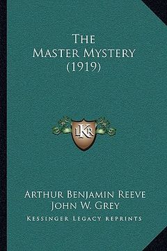 portada the master mystery (1919) (en Inglés)