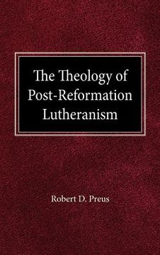 portada theology of post reformation lutheranism volume i (en Inglés)