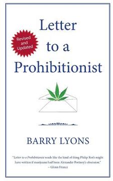 portada Letter to a Prohibitionist